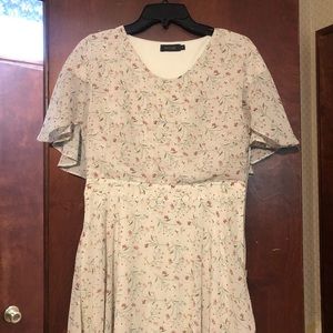 Roolee Floral Midi Dress (M)